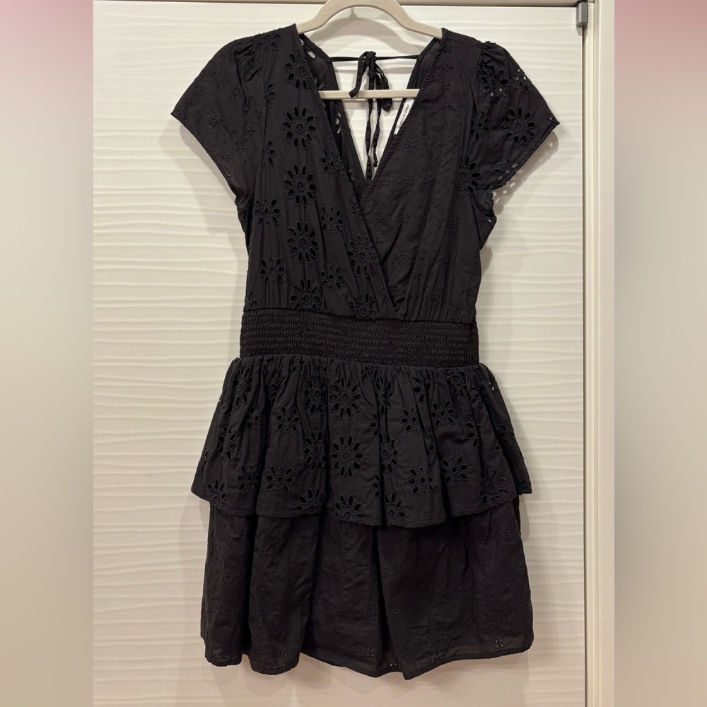 American Eagle Ruffled Wrap Mini Dress